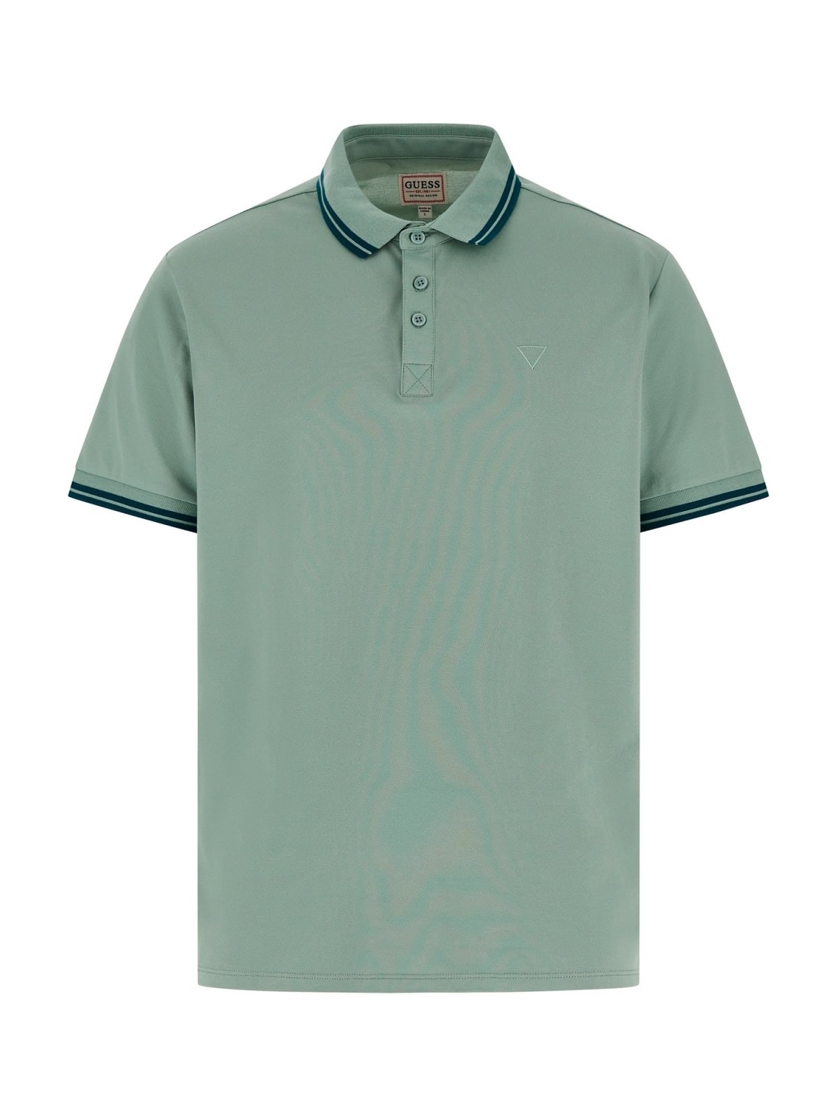 Ss Sports Pique Trngl Polo Matcha Dust