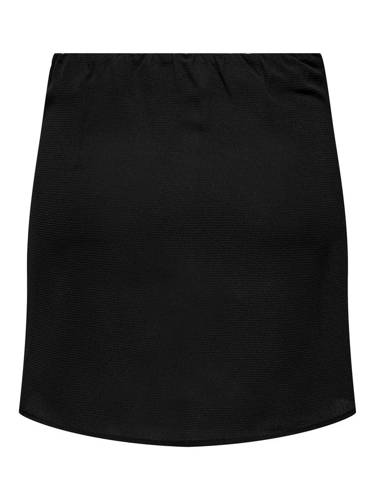 Onlnova Lux May Ruching Skirt Solid Ptm Black