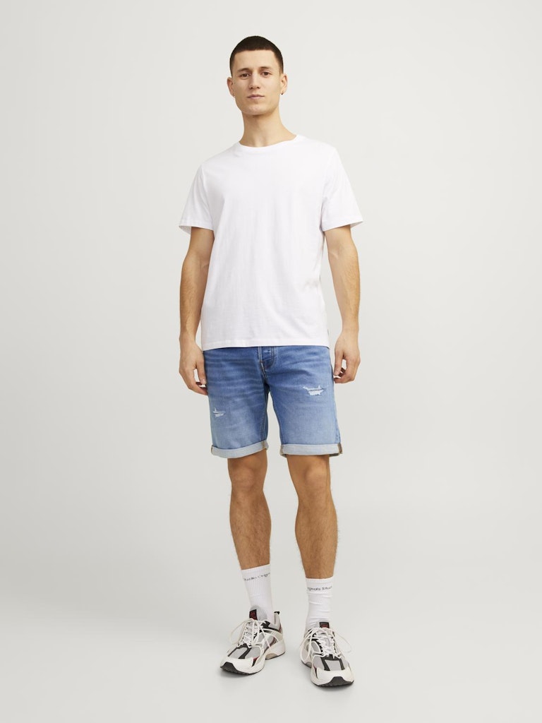 Jjirick Jjicon Shorts Ge 709 I.K Ss24 Sn Blue Denim Mod 12249208 Jack & Jones