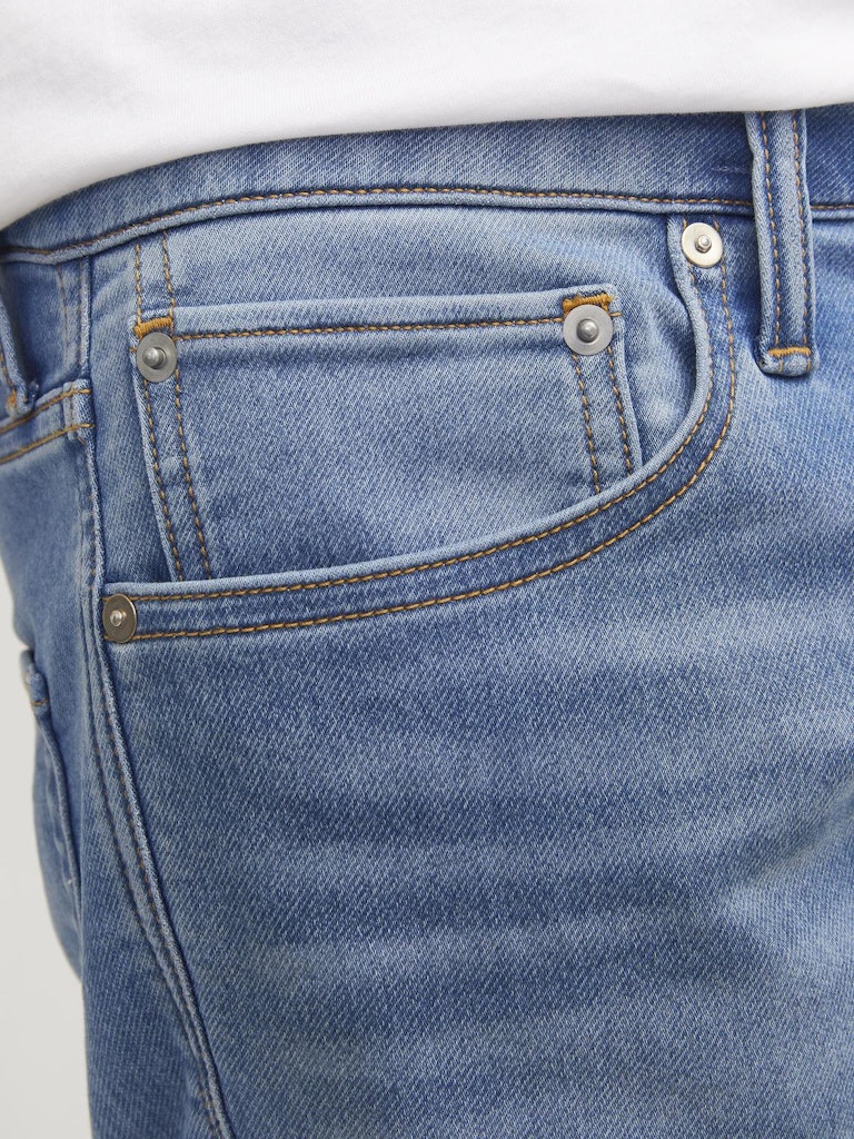 Jjirick Jjicon Shorts Ge 709 I.K Ss24 Sn Blue Denim Mod 12249208 Jack & Jones