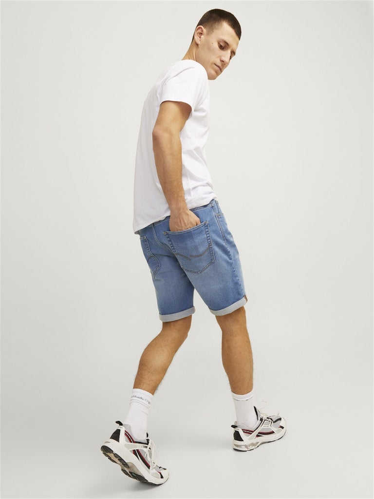 Jjirick Jjicon Shorts Ge 709 I.K Ss24 Sn Blue Denim Mod 12249208 Jack & Jones