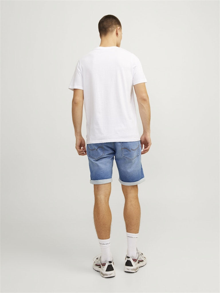 Jjirick Jjicon Shorts Ge 709 I.K Ss24 Sn Blue Denim Mod 12249208 Jack & Jones