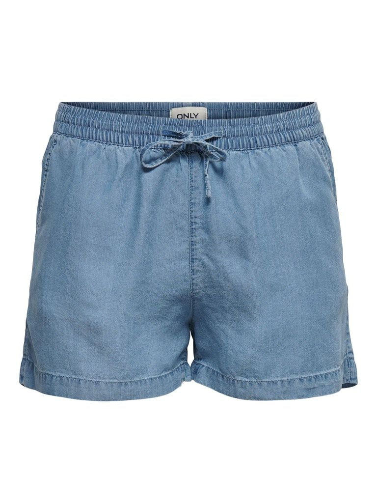 Onlpema Lyocell Life Dnm Shorts Box Medium Blue Denim
