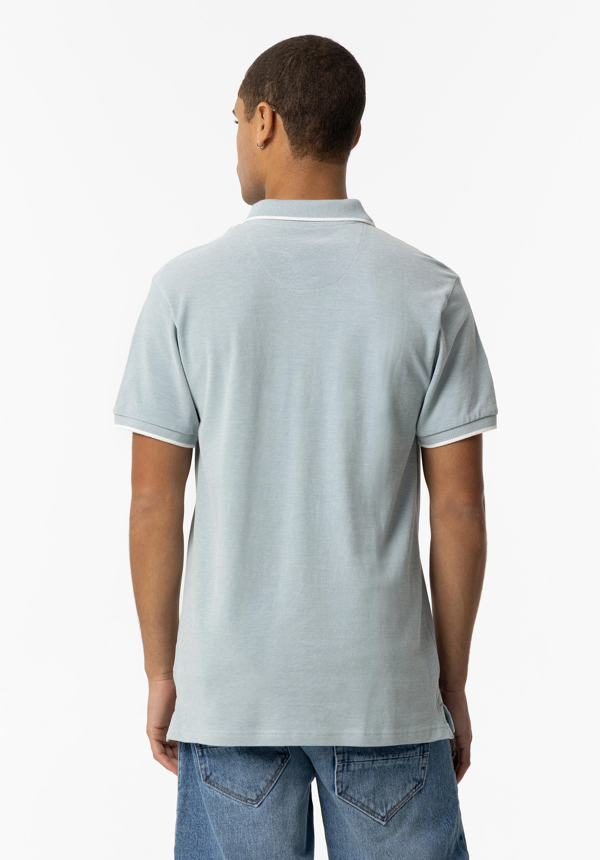 Polo Theo modelo 10054107 713 Azul de Tiffosi