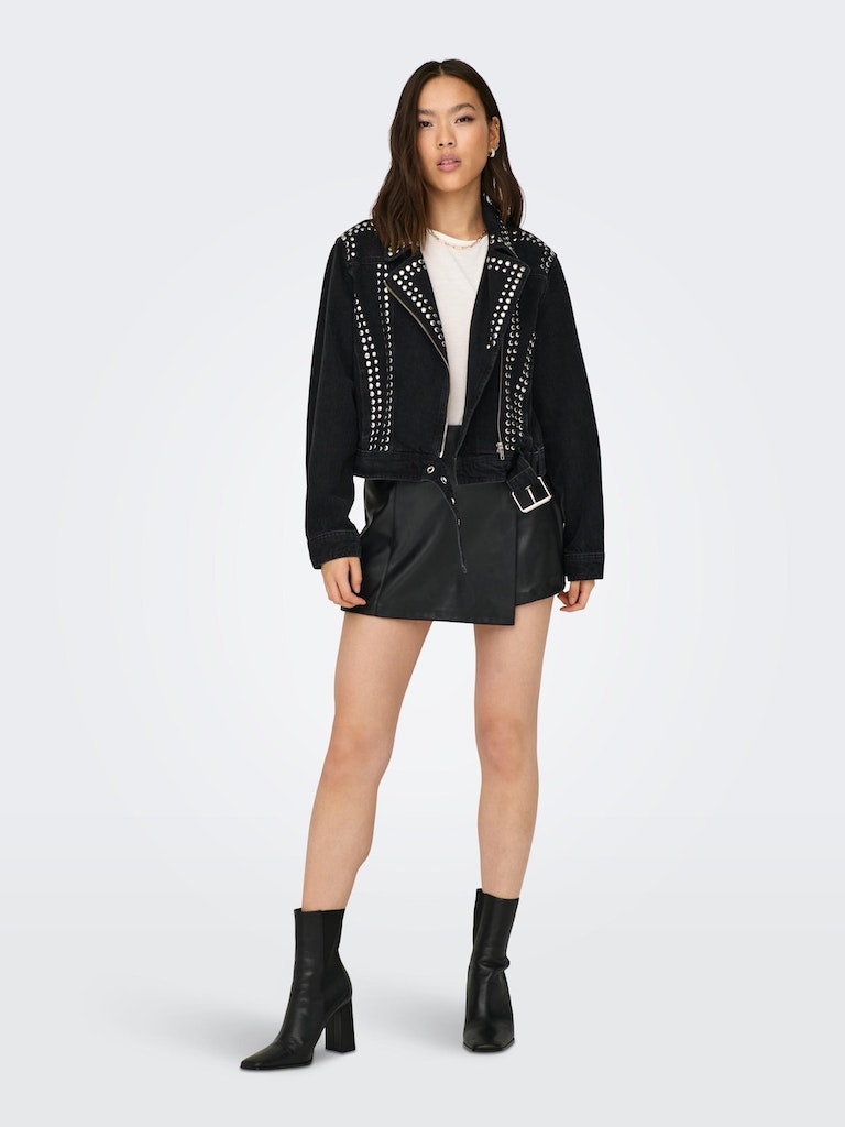 Onlmirabel-Idina Hw Fau Lea Skort Cc PntBlack
