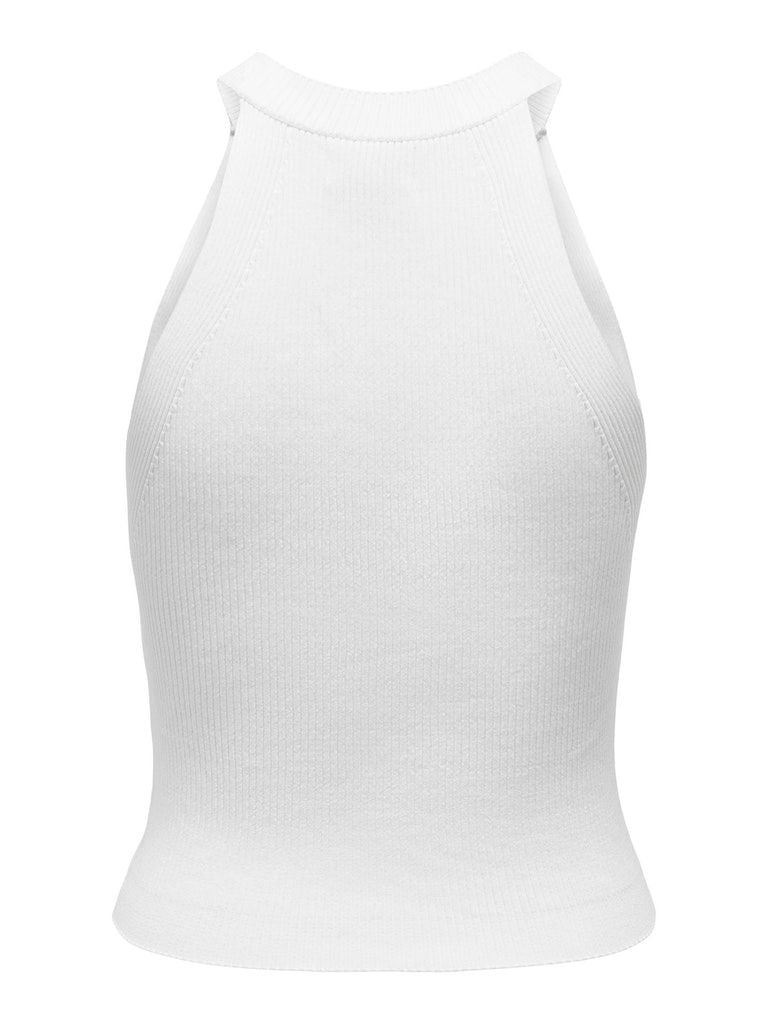 Onledna Halterneck Top Knt Noos Cloud Dancer