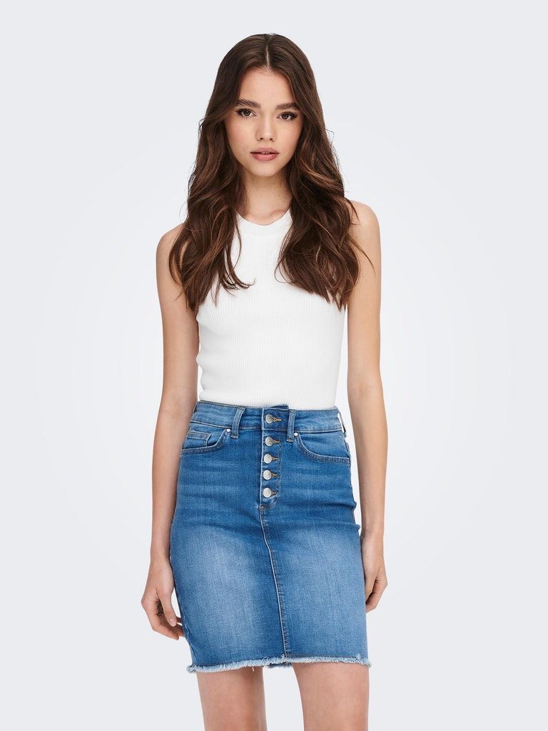 Onledna Halterneck Top Knt Noos Cloud Dancer