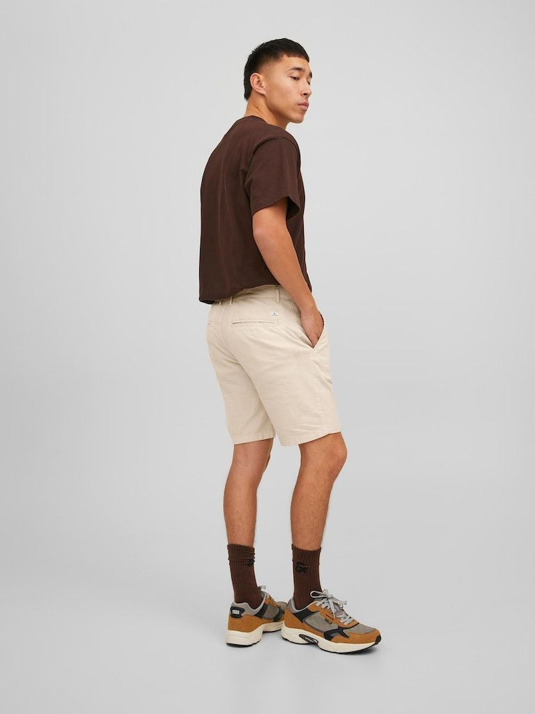 Jpstdave Jjlinen Shorts Moonbeam