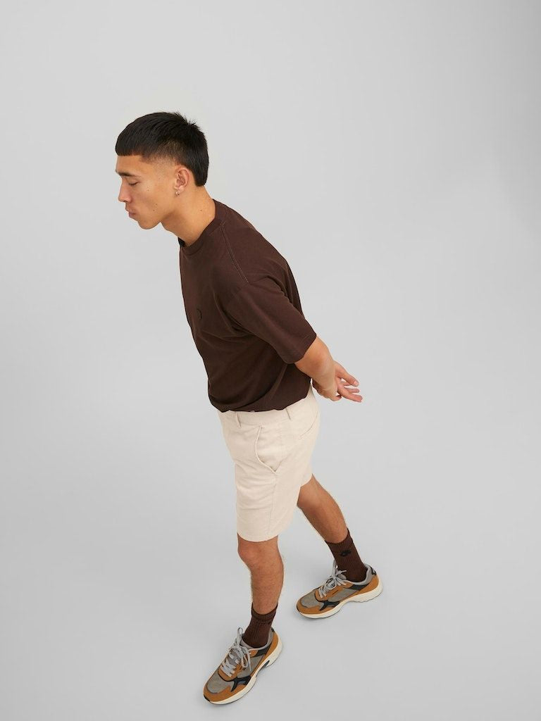 Jpstdave Jjlinen Shorts Moonbeam