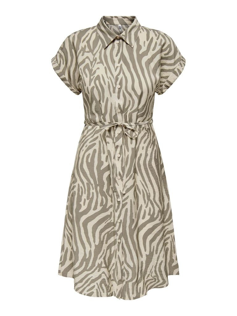 Jdycamille S/S Shirt Dress Wvn Sandshell