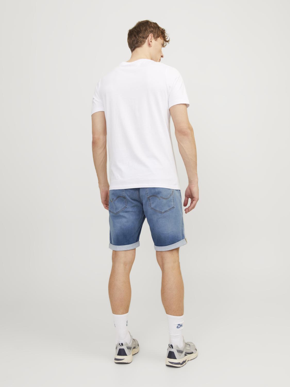 Jack & Jones Jjirick Jjicon Shorts Ge 381 I.K Ss24 Sn 12250168 Blue Denim