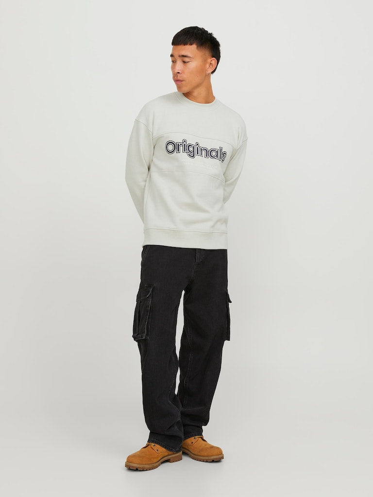 Jorlakewood Sweat Crew NeckMoonbeam