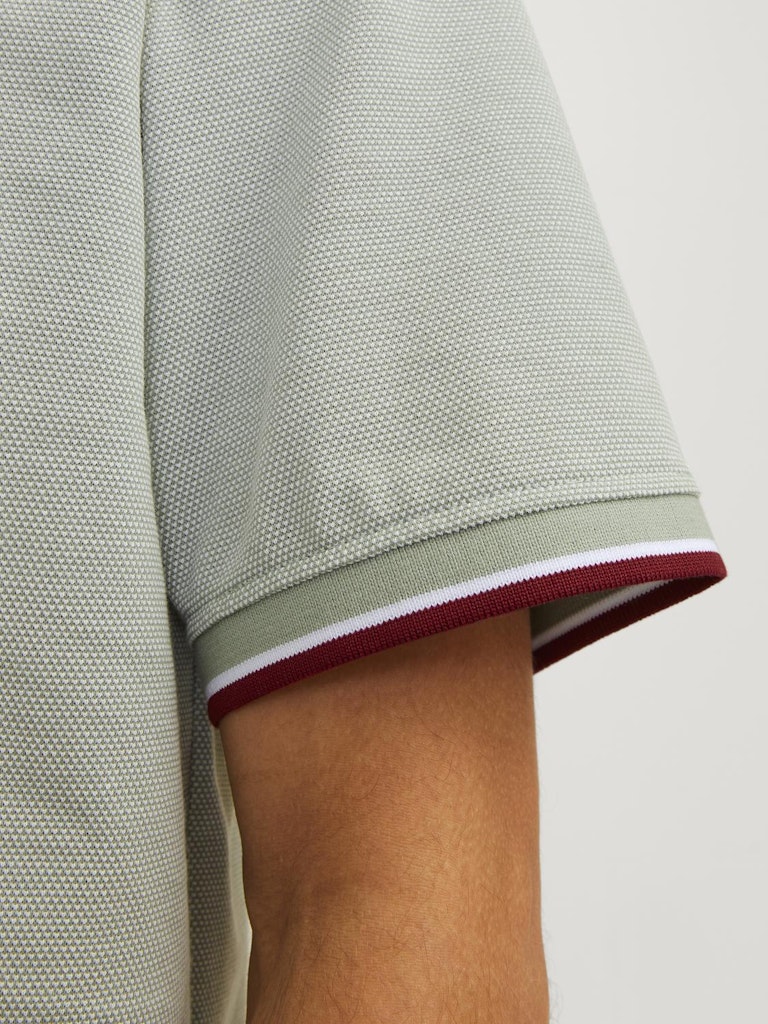 Jprbluwin Polo Ss Noos Lily Pad Reg. W. White de Jack & Jones