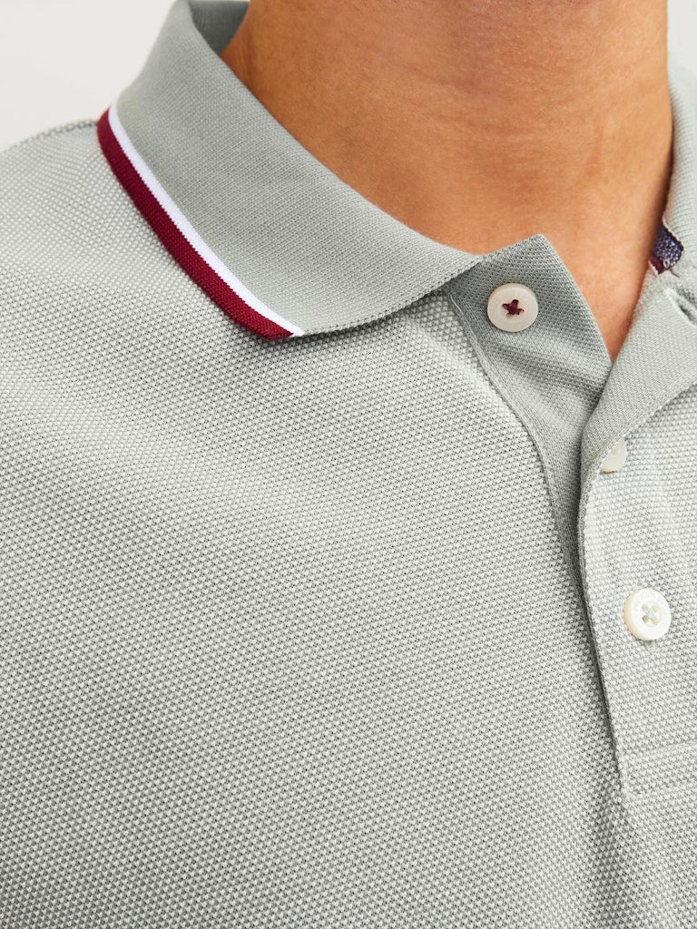 Jprbluwin Polo Ss Noos Lily Pad Reg. W. White de Jack & Jones