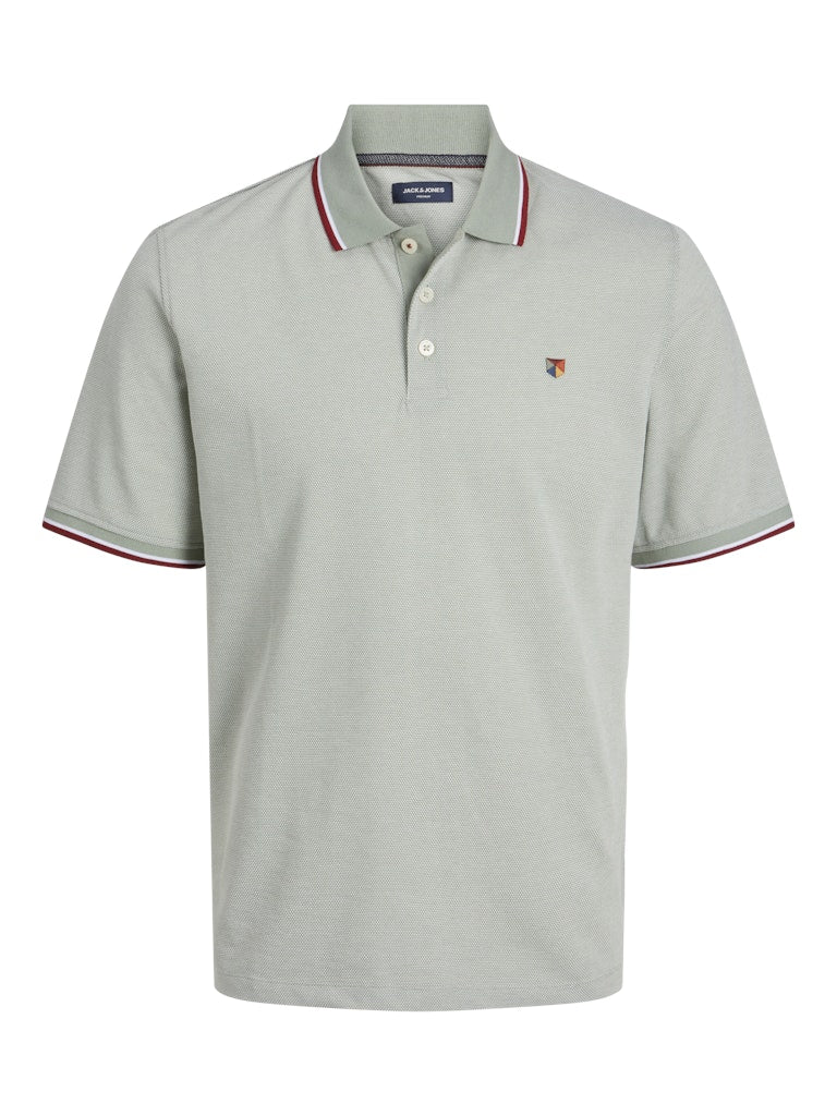 Jprbluwin Polo Ss Noos Lily Pad Reg. W. White de Jack & Jones
