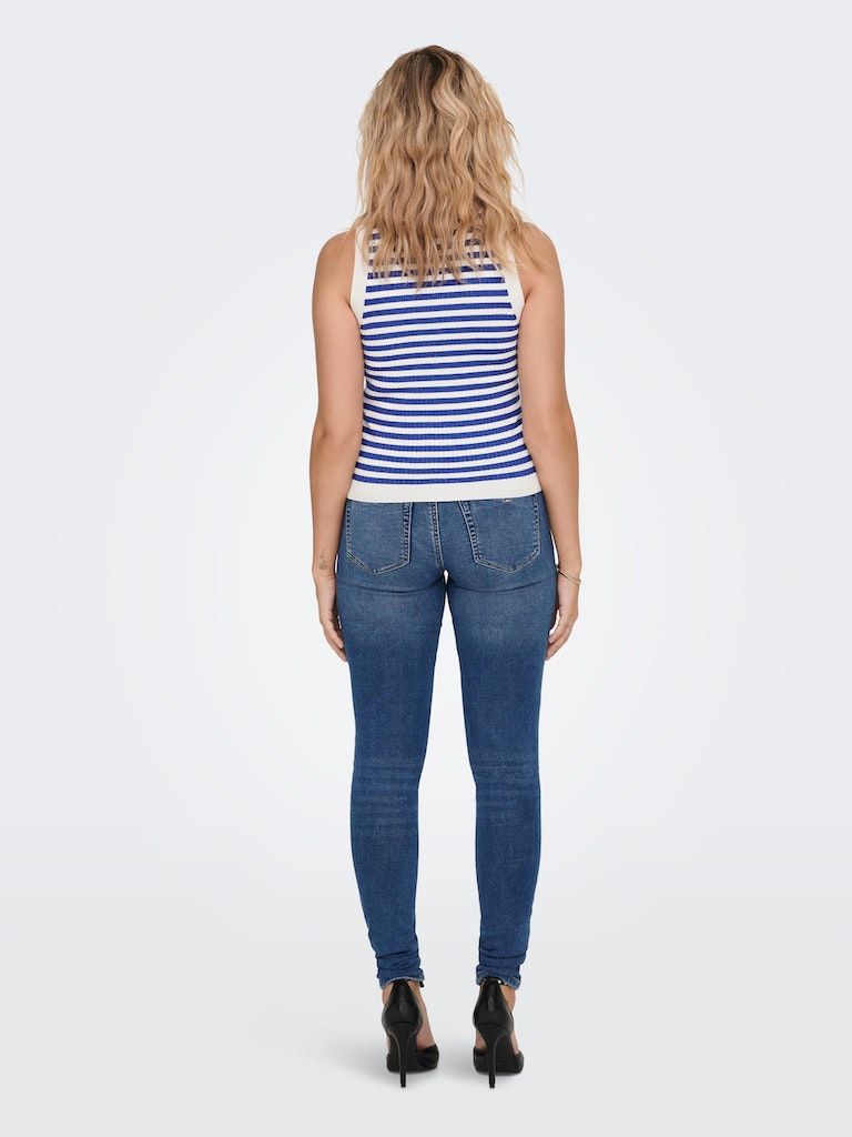 Jdyaya Stripe Tank Top Knt Cloud Dancer/BLUE