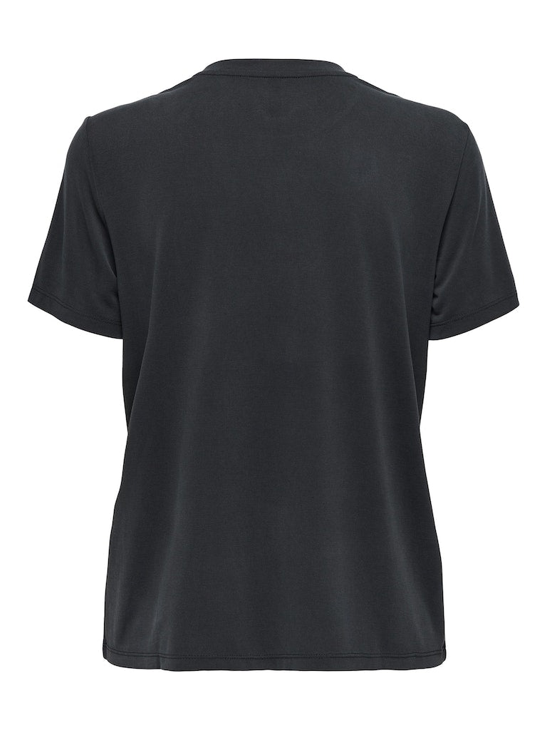 Onlfree Life Modal S/S Atelier Top JrsBlack Bisous