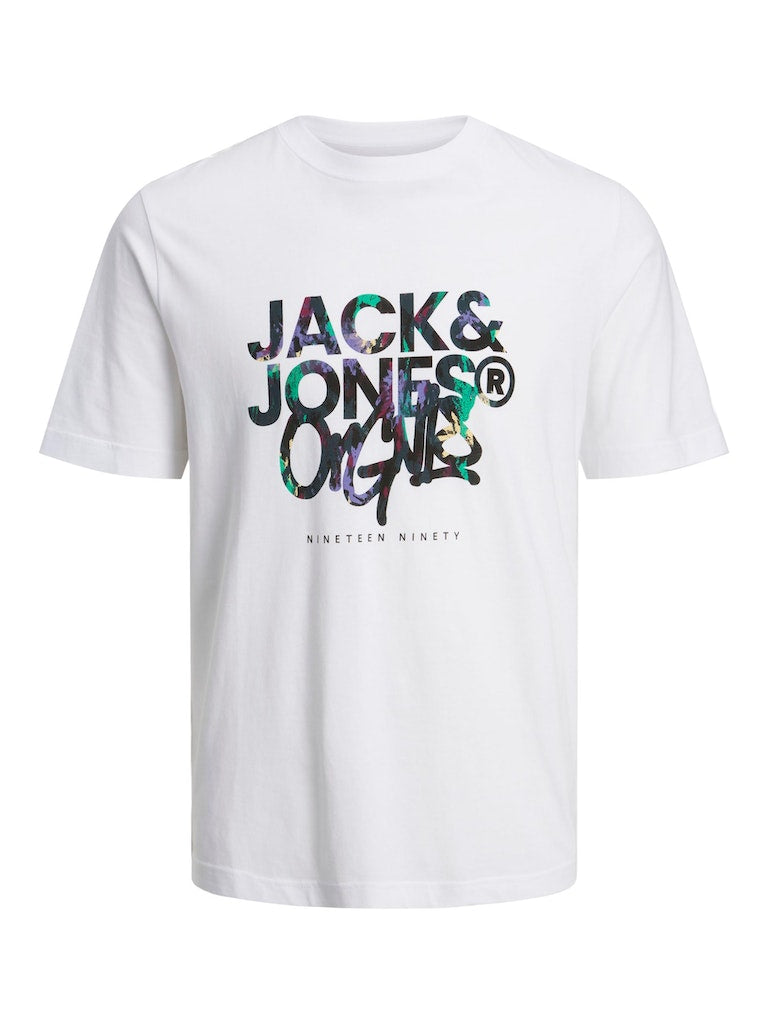 Jorsilverlake Tee Ss Crew Neck LnBright White