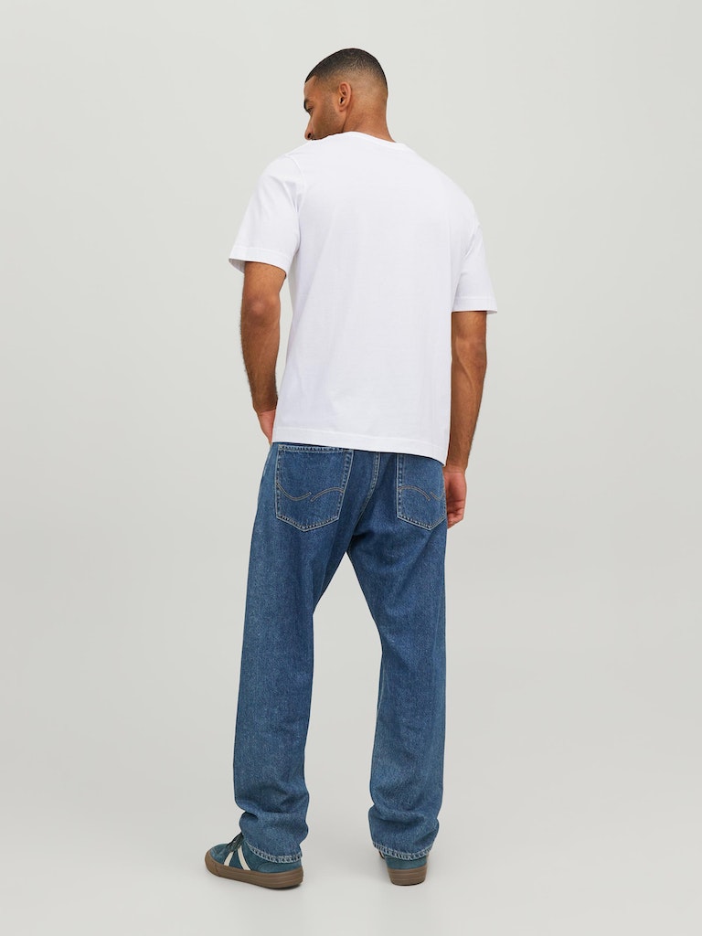 Jorsilverlake Tee Ss Crew Neck LnBright White