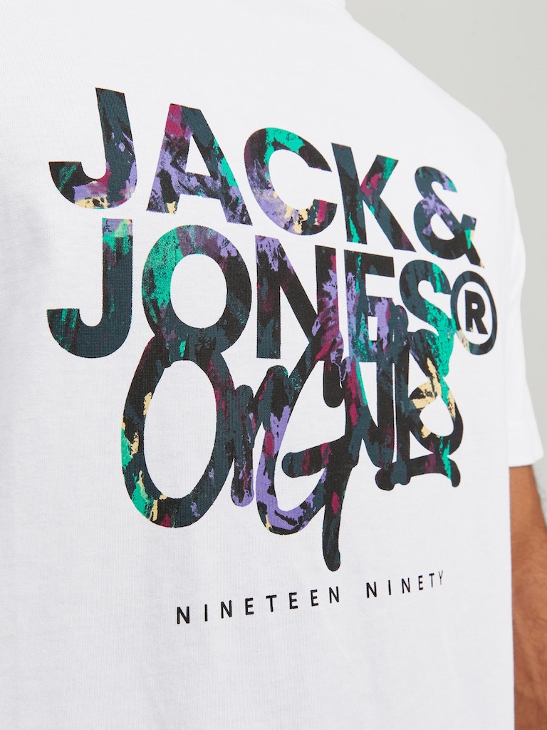 Jorsilverlake Tee Ss Crew Neck LnBright White