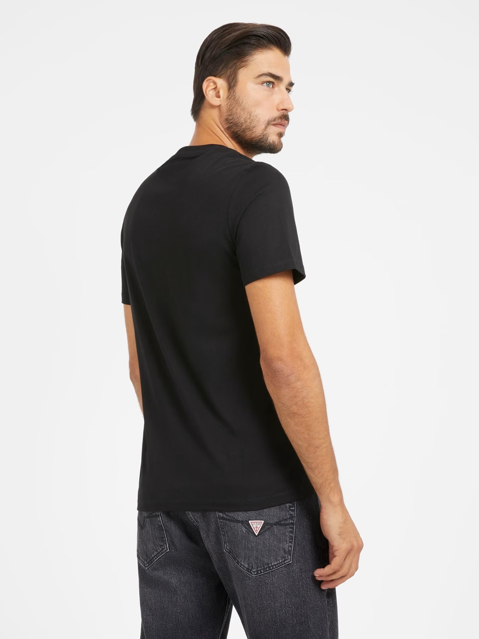 Guess Aidy Cn Ss Tee Jet Black A996 M2YI72/I3Z14/JBLK