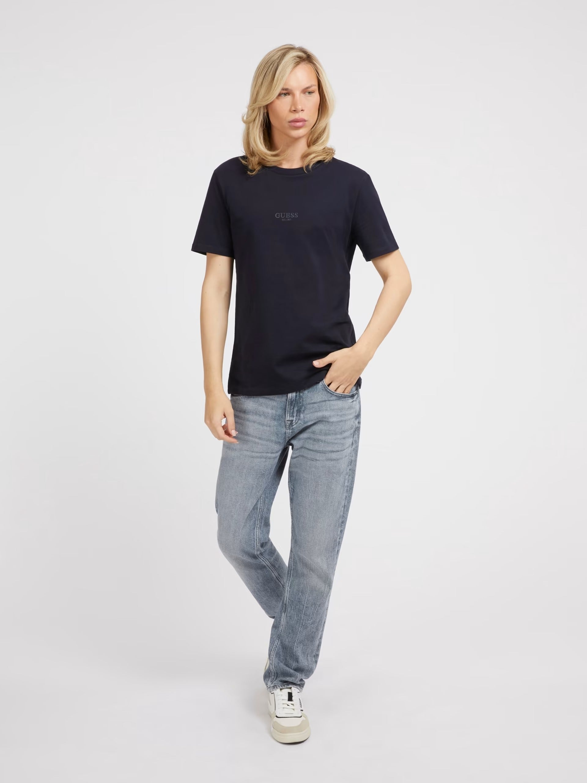 Guess Aidy Cn Ss Tee Smart Blue M2YI72/I3Z14/G7V2