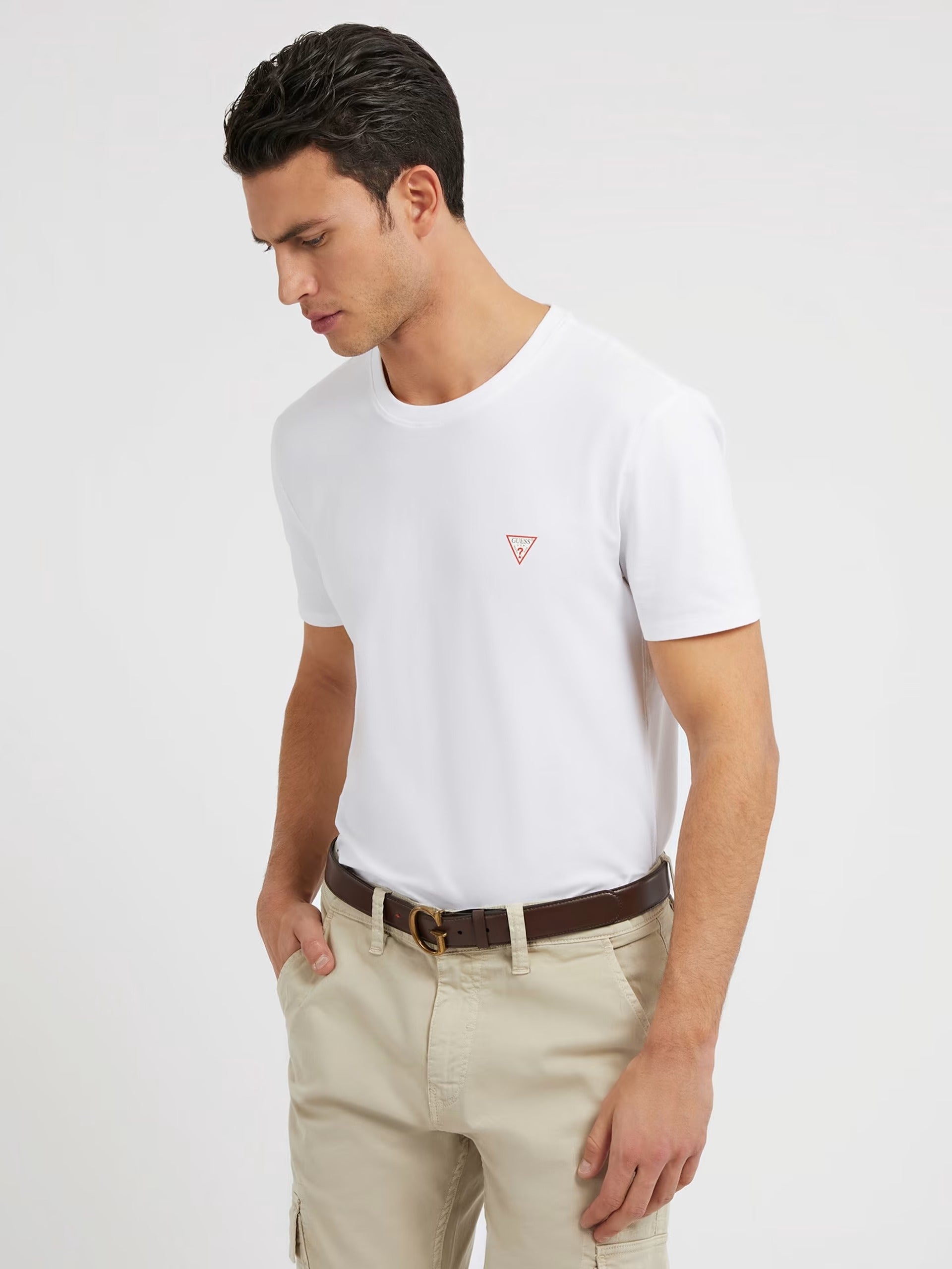 Cn Ss Core Tee Str Pure White