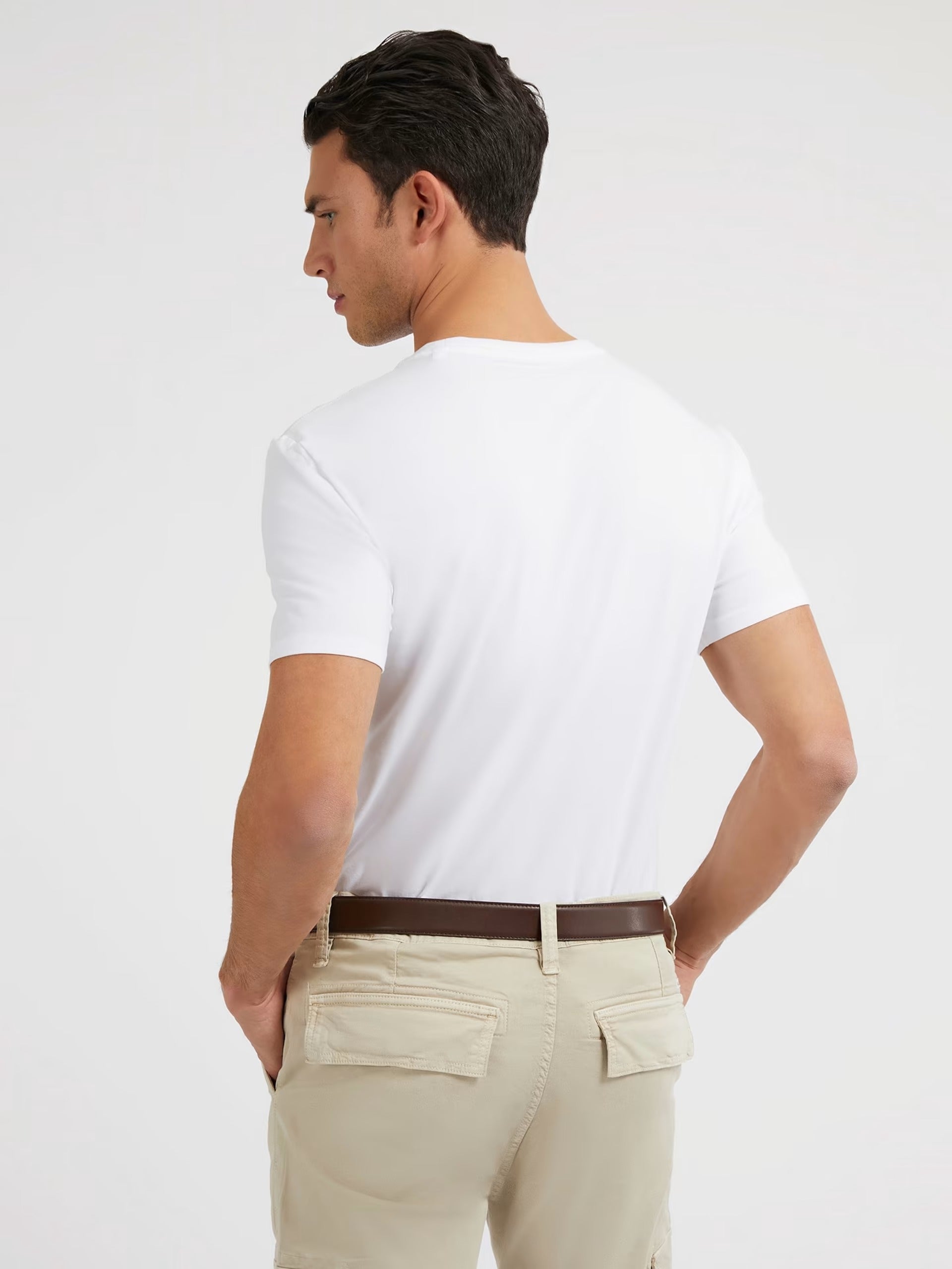 Cn Ss Core Tee Str Pure White