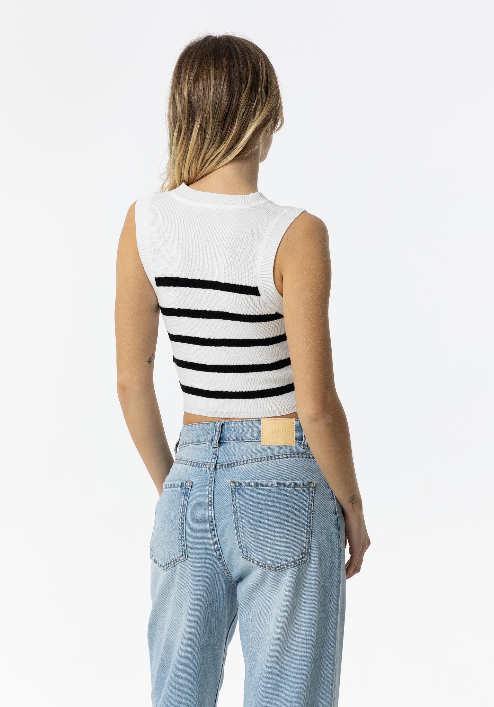 Camiseta 10054681 Adele_1 110 Blanco Brillante de Tiffosi