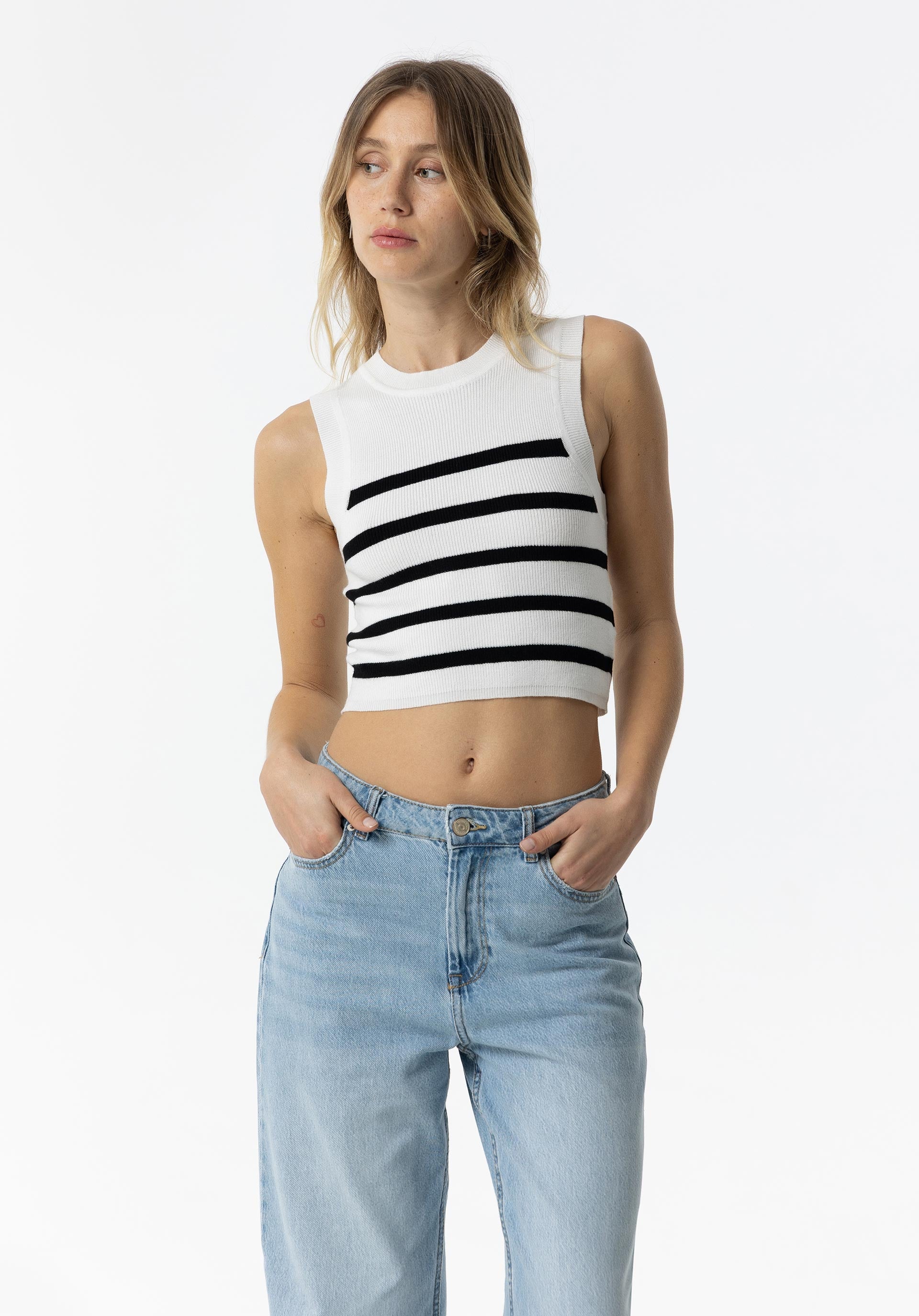 Camiseta 10054681 Adele_1 110 Blanco Brillante de Tiffosi