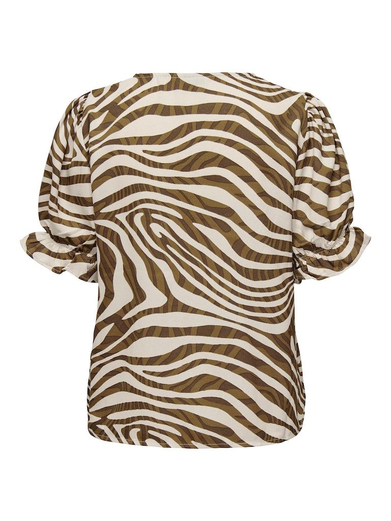 Onlchicago Life S/S Frill Top PtmCarafe West untamed2
