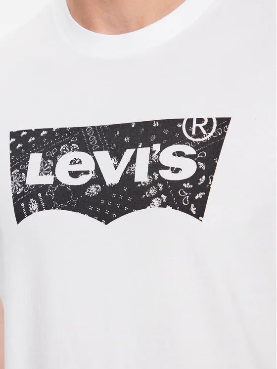 GRAPHIC CREWNECK TEE FILLED BW WHITE+ GR Whites