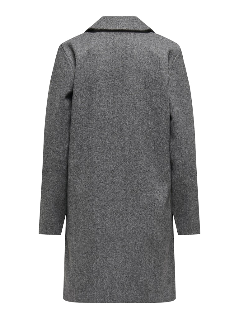 Chaqueta JDY Jdymellow L/S Midi Jacket Otw Icc 15335626 Dark Grey Melange