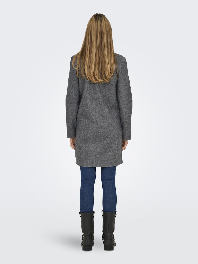 Chaqueta JDY Jdymellow L/S Midi Jacket Otw Icc 15335626 Dark Grey Melange