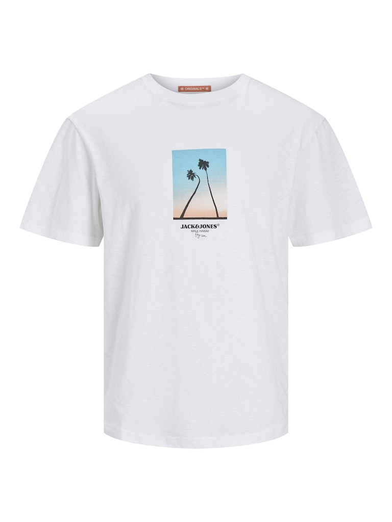 Joraruba Small Photo Tee Ss Crew Neck Bright White 12255337 de Jack & Jones