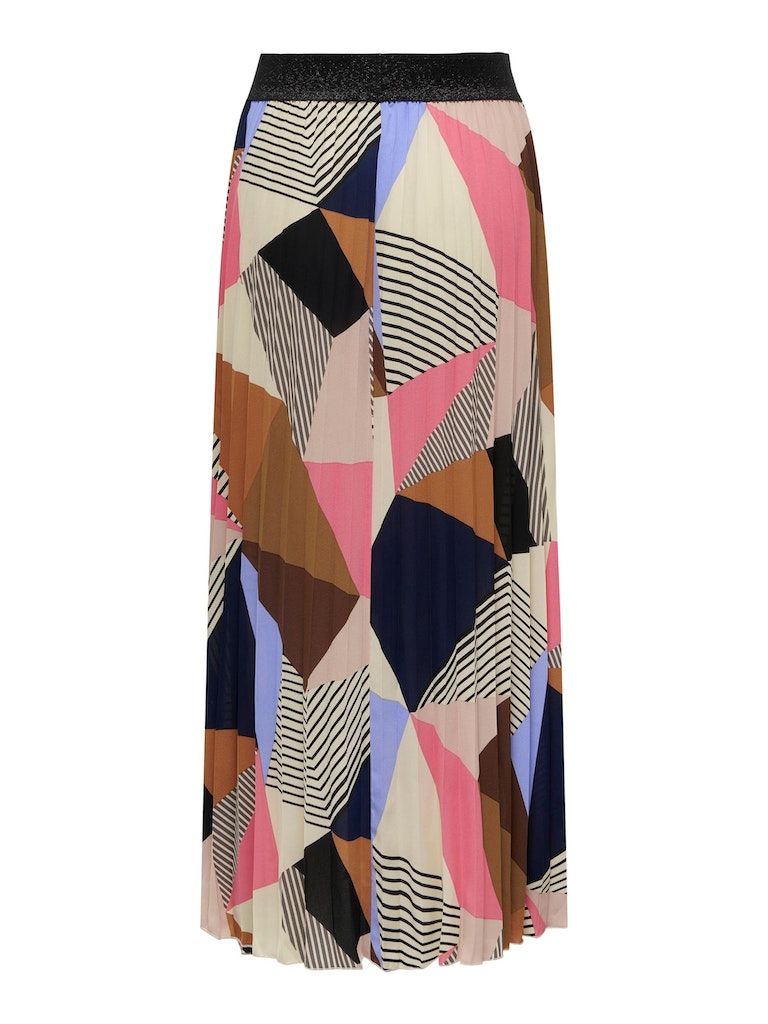 Onlsimone Life Midi Plisse Skirt PtmConfetti Poetic graphic