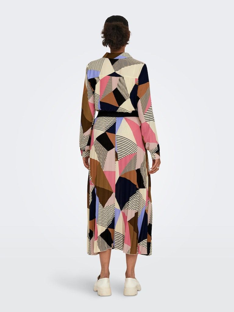 Onlsimone Life Midi Plisse Skirt PtmConfetti Poetic graphic