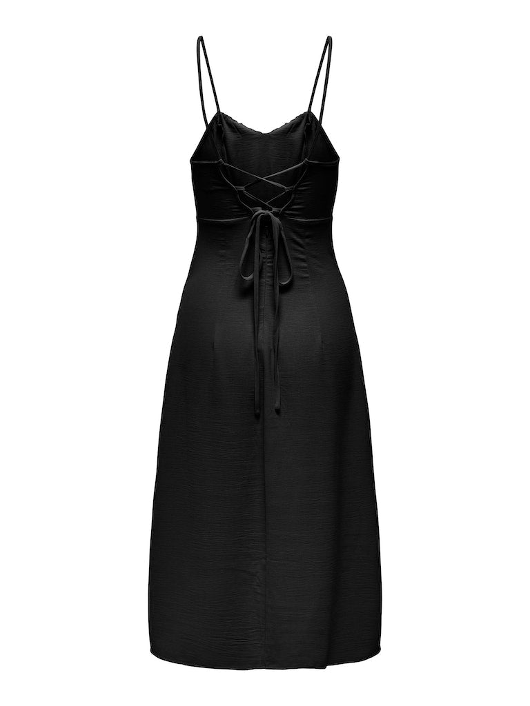 Vestido 15320319 Onlmette Vienna Life Strap Dress Wvn Black de Only