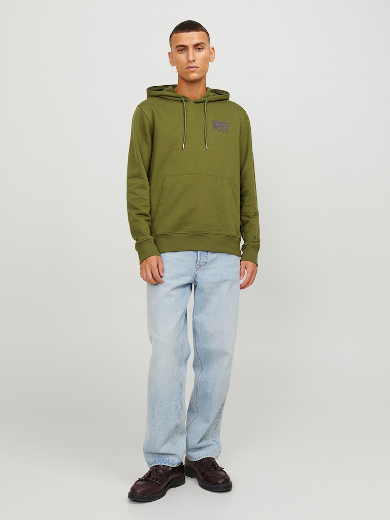 Jcowaffle Backprint Sweat HoodOlive Branch