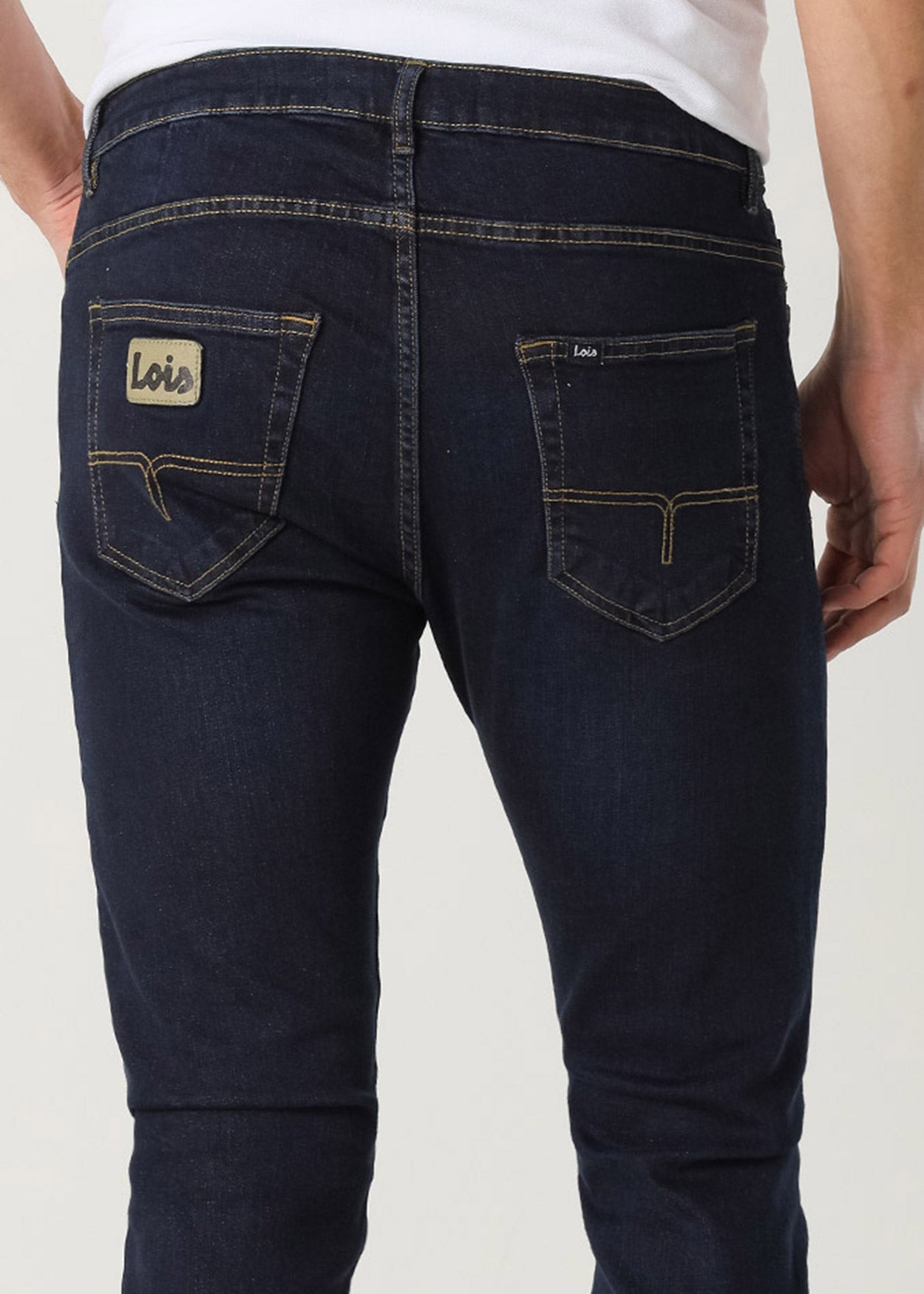 Marvin-Marley Jeans Cintura Media Regular Tiro Medio Rinse Wash 101903405 979