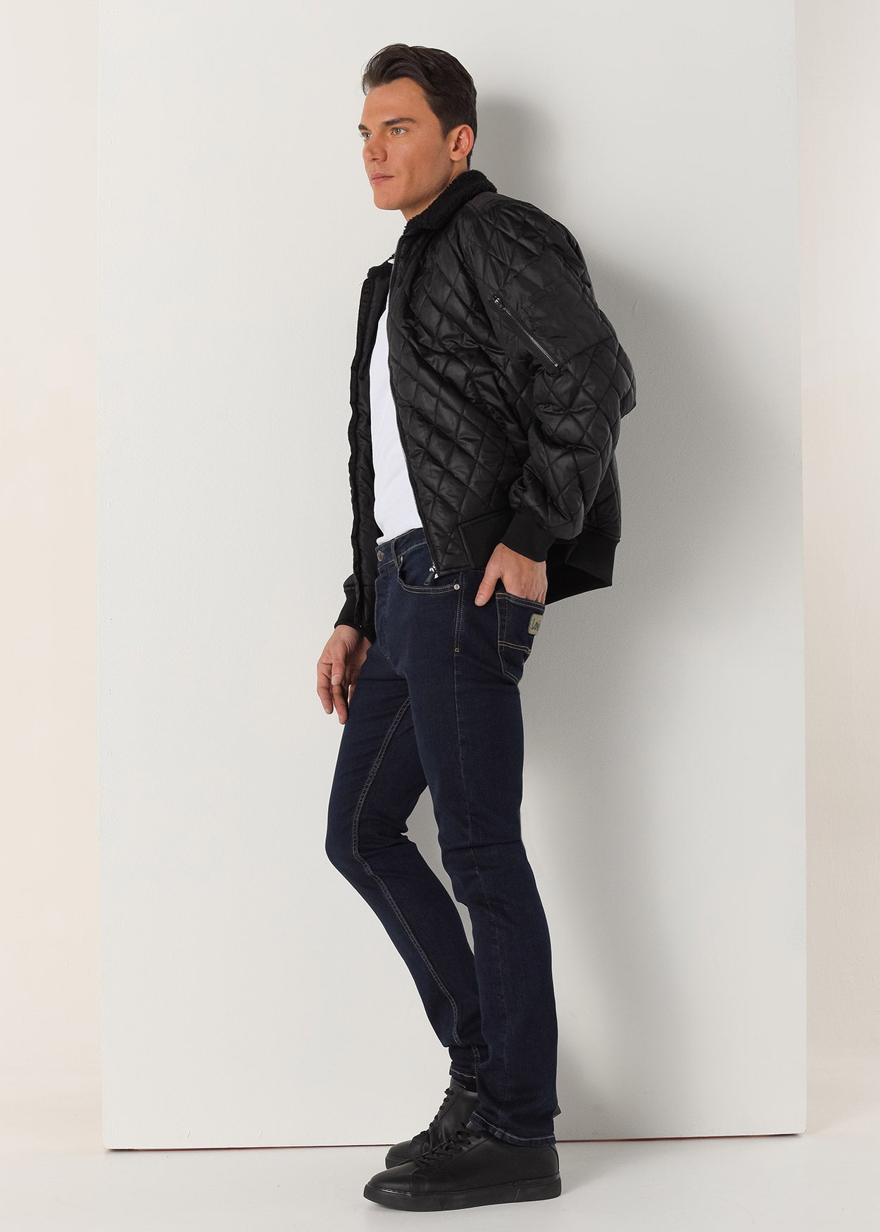 Marvin-Marley Jeans Cintura Media Regular Tiro Medio Rinse Wash 101903405 979