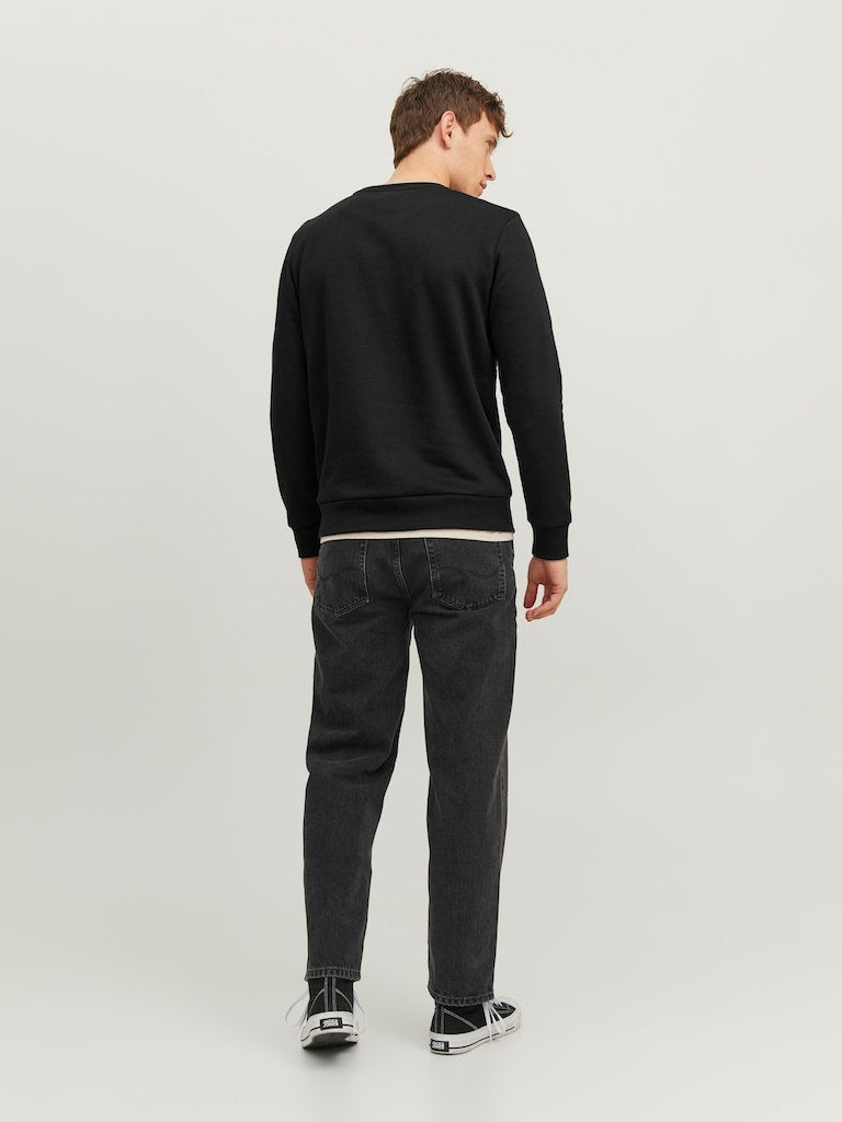 Jjmikk Sweat Crew NeckBlack BIG