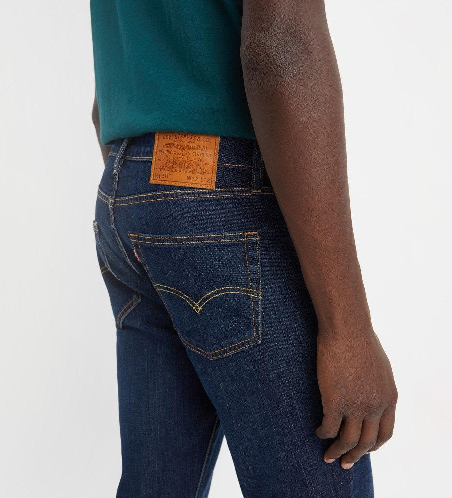 511™ SLIM KEEPIN IT CLEAN Med Indigo - Worn In