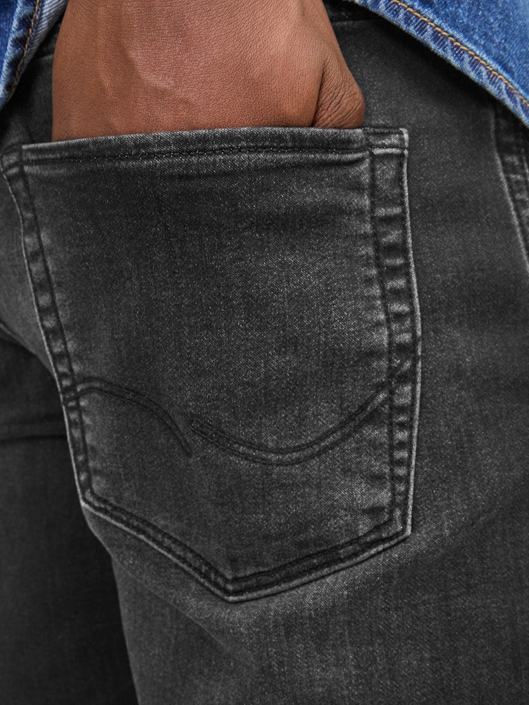 Jjirick Jjicon Shorts Sq 612 I.K Ss24 Sn Black Denim 12252246 Jack & Jones