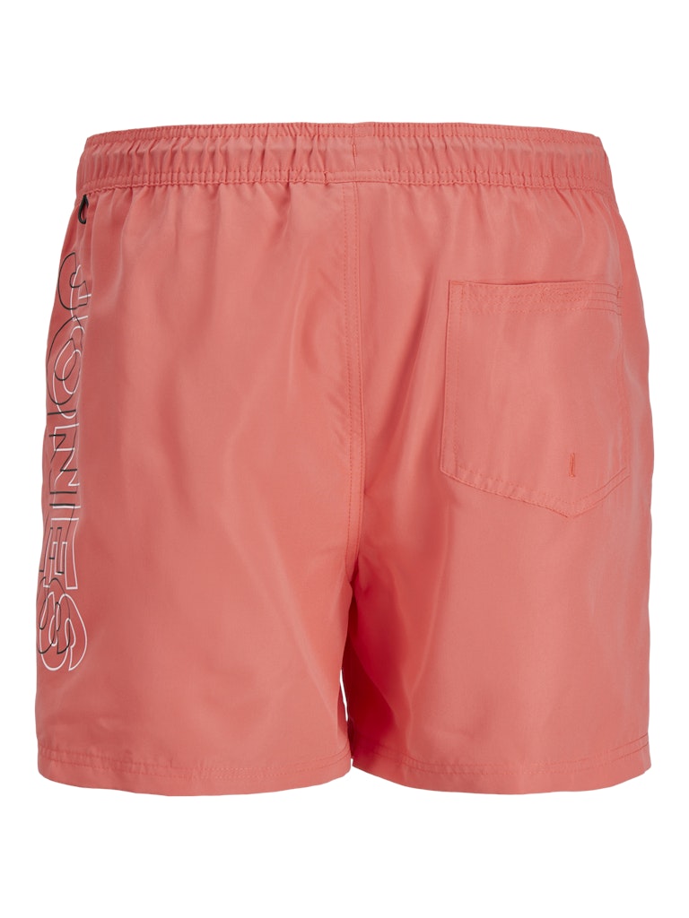 Jpstfiji Jjswim Double Logo 12253118 Sn Ly Hot Coral de jack & Jones
