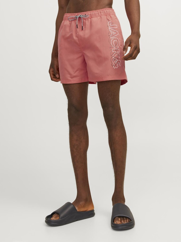 Jpstfiji Jjswim Double Logo 12253118 Sn Ly Hot Coral de jack & Jones