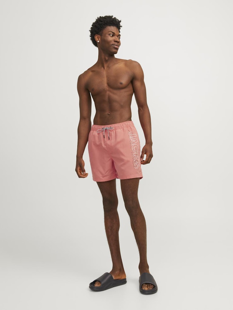 Jpstfiji Jjswim Double Logo 12253118 Sn Ly Hot Coral de jack & Jones