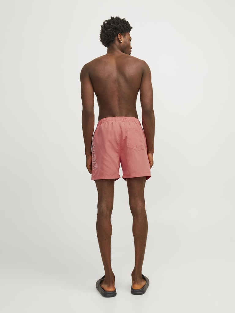 Jpstfiji Jjswim Double Logo 12253118 Sn Ly Hot Coral de jack & Jones