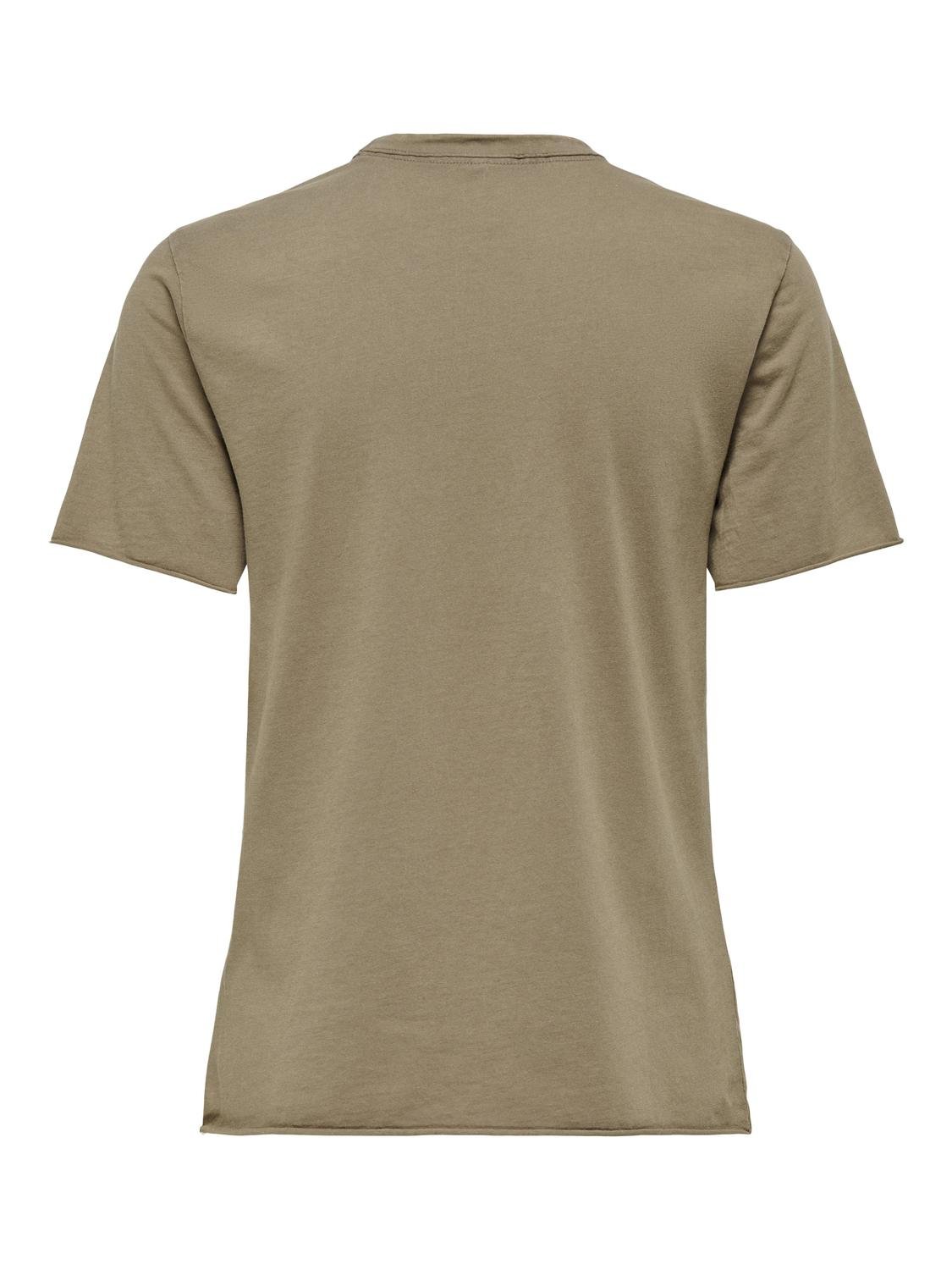 Top ONLY Onllucy Life Reg S/S Top Jrs Noos 15215721 Walnut