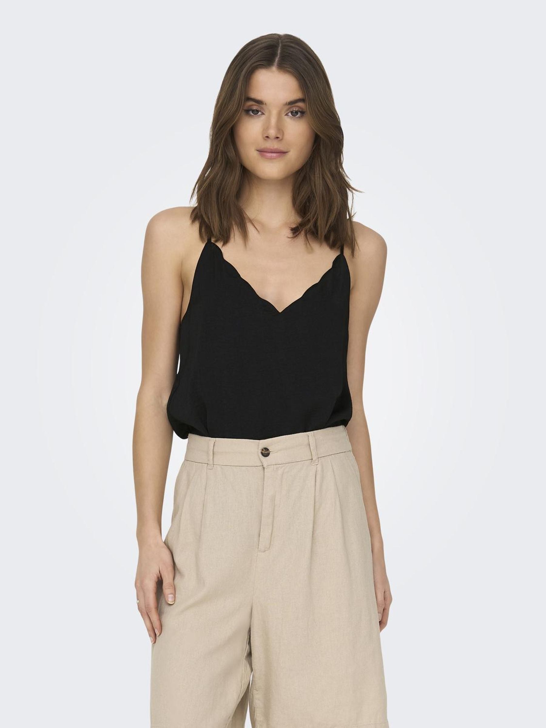 Top ONLY Onldebbie Singlet Noos Wvn 15176550 Black